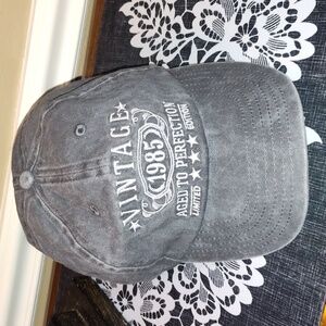 Vintage 1985 Aged To Perfection Birthday Baseball Cap